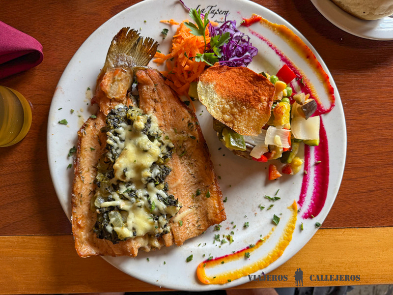 Trucha en La Tapera uno de los restaurantes de El Chaltén