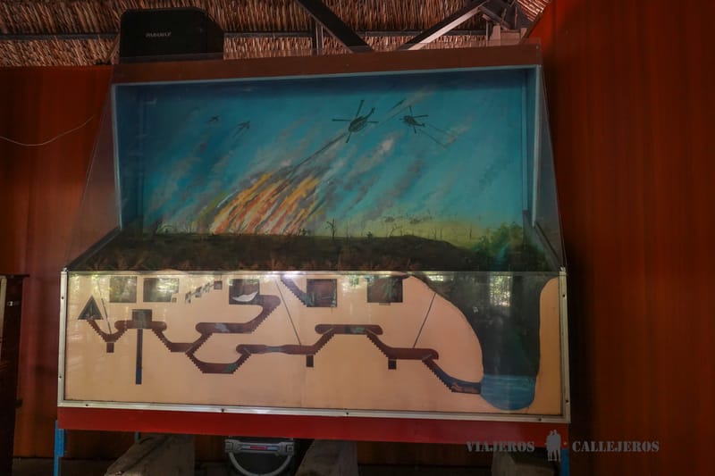Galerías y sistema de ventilación de los Túneles de Cu Chi