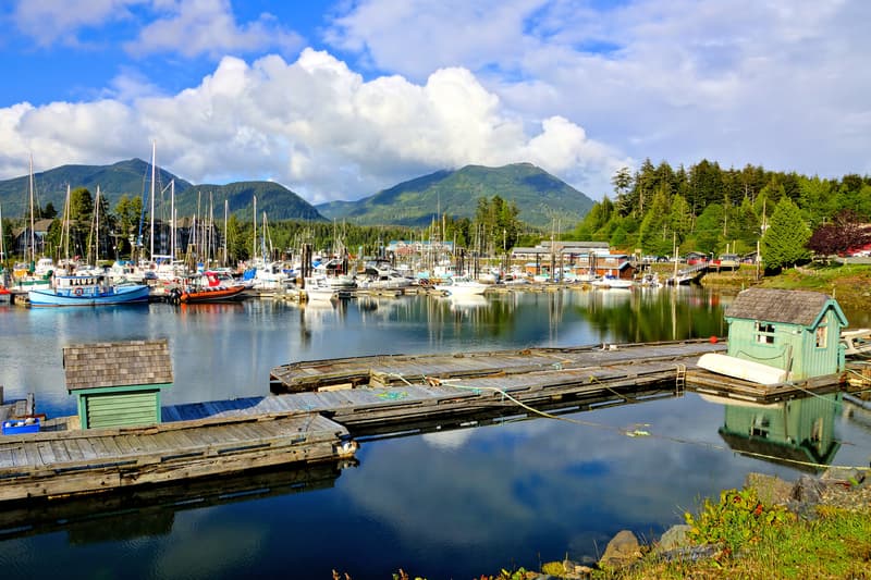 Ucluelet en un viaje a Canadá