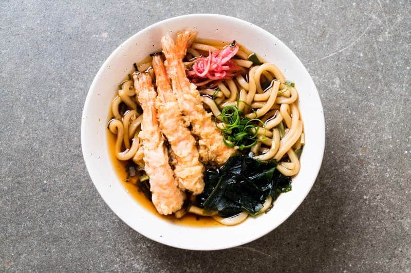 Udon en los restaurantes donde comer en Nara