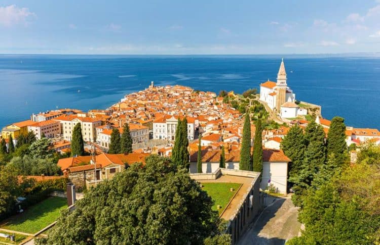 Vistas desde la muralla de Piran, que hacer en Piran