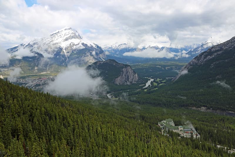 Vistas desde Upper Hot Springs