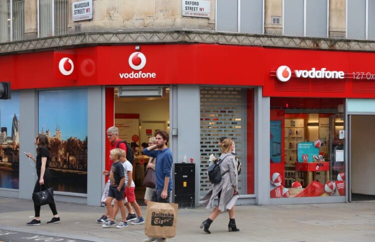 Tienda Vodafone. Cómo tener internet en Reino Unido