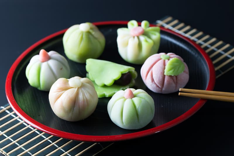 wagashi en los restaurantes donde comer en Kanazawa