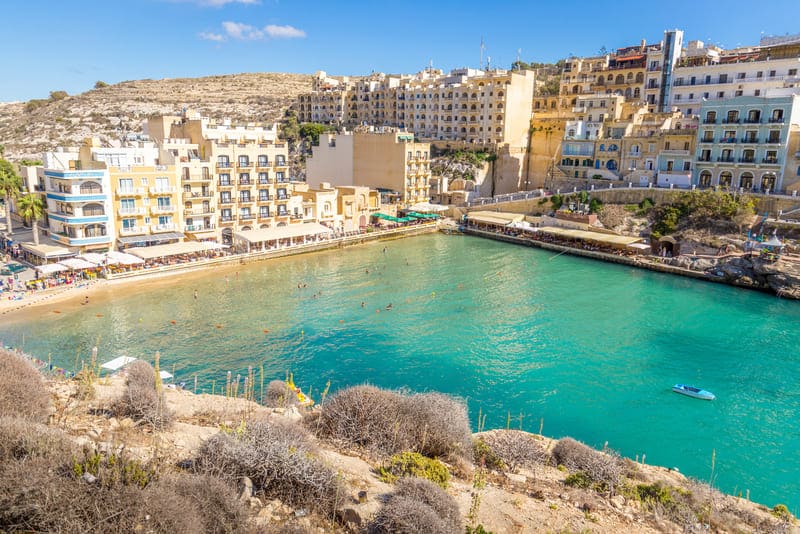 xlendi gozo en una ruta por Malta