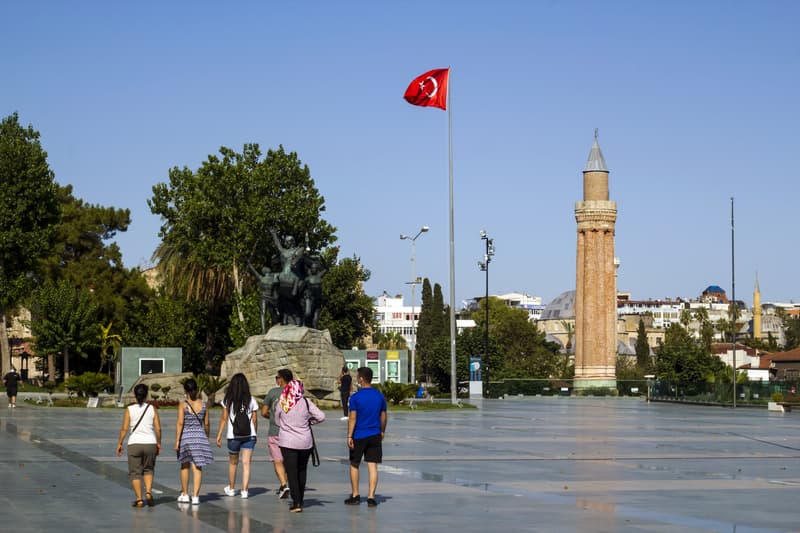 Yivli Minare otro de los lugares que ver en Antalya en Turquía